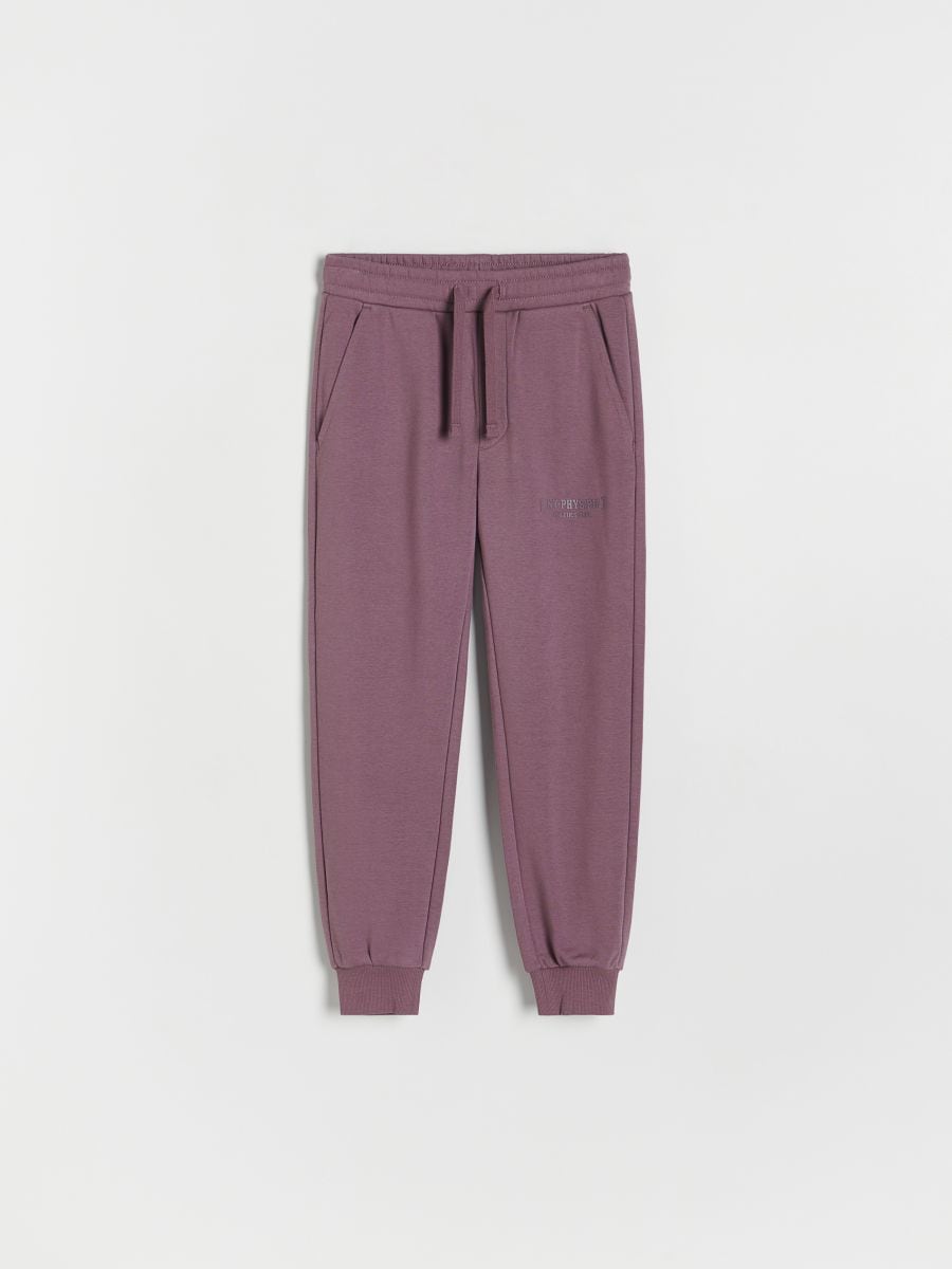 Jogger sweatpants - grape - RESERVED