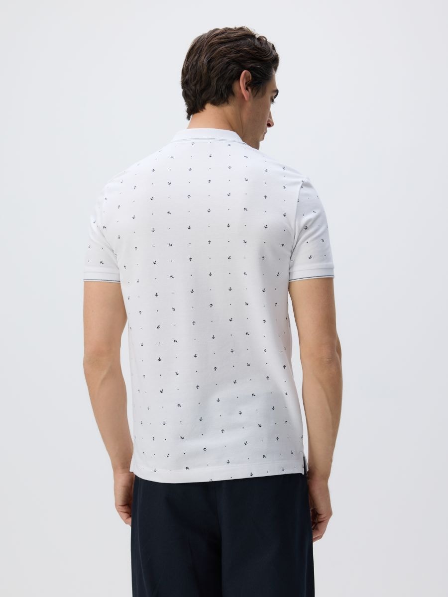 Polosärk regular fit - valge - RESERVED - 4