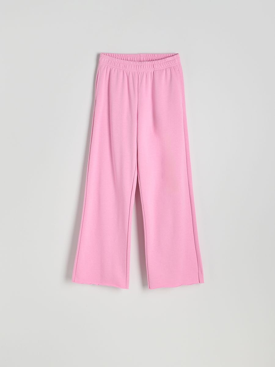 LADIES` TROUSERS - ΡΟΖ ΠΑΣΤΕΛ - RESERVED