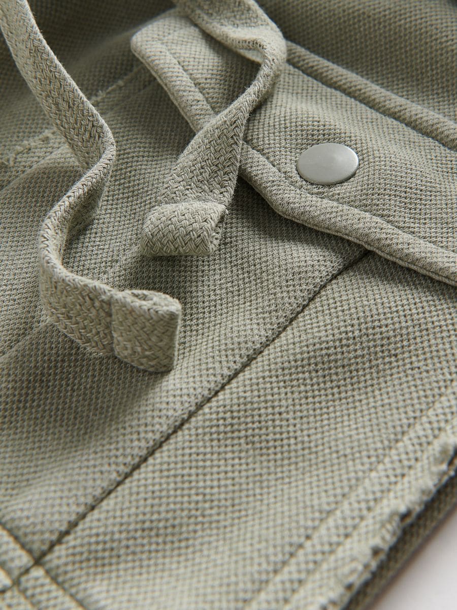 Pantalon jogger effet délavé - beige - RESERVED - 3