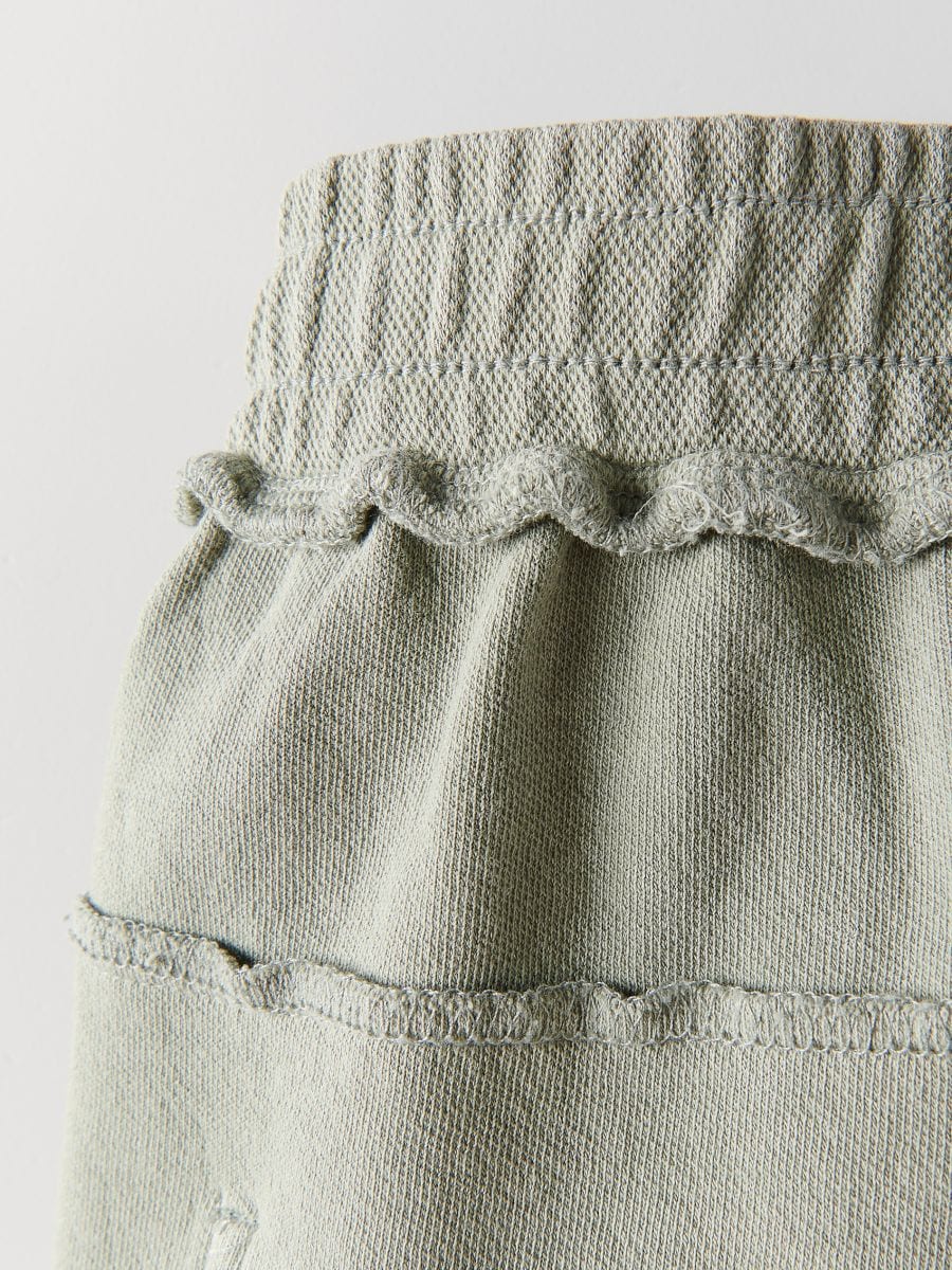 Pantalon jogger effet délavé - beige - RESERVED - 4