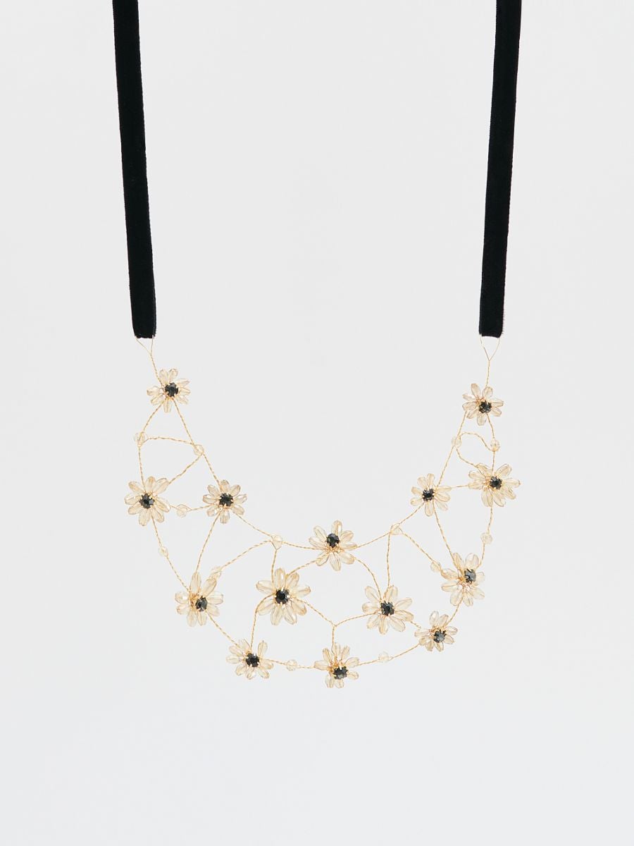Necklace with pendant - multicolor - RESERVED - 2