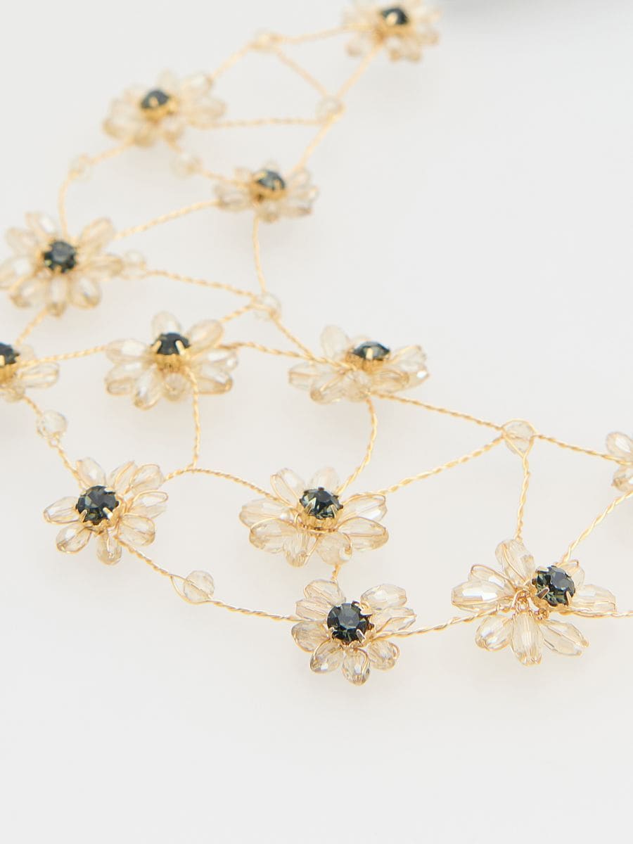 Necklace with pendant - multicolor - RESERVED - 3