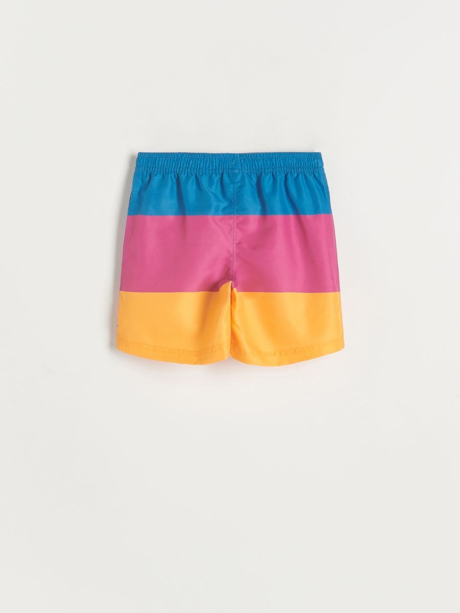 Swim shorts with patch - turquoise - RESERVED - 2