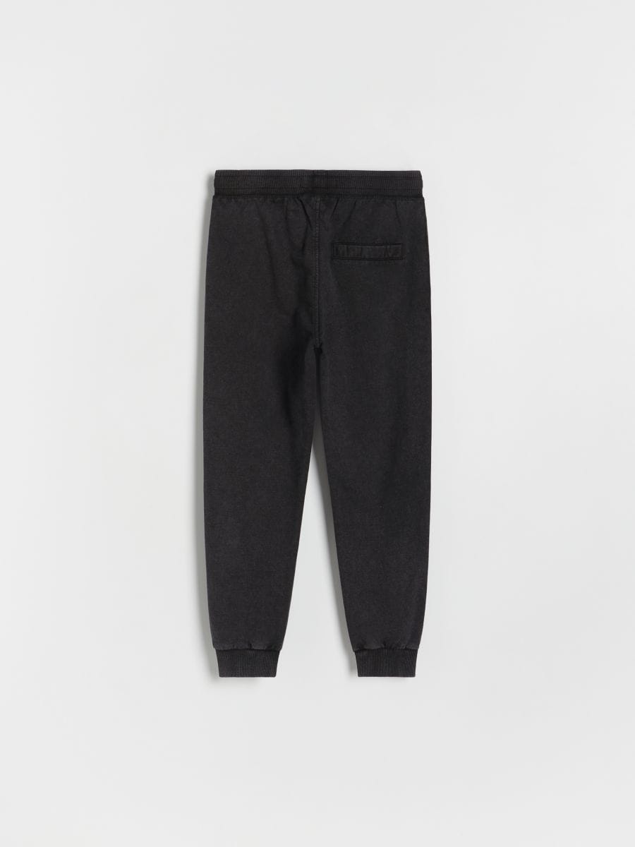 Jogger pantalone ispranog izgleda - crno - RESERVED - 3
