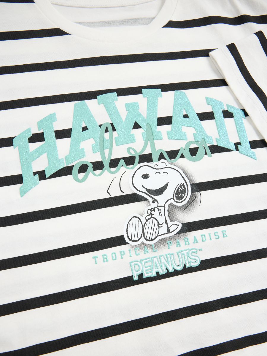 T-shirt with Snoopy print - multicolor - RESERVED - 5