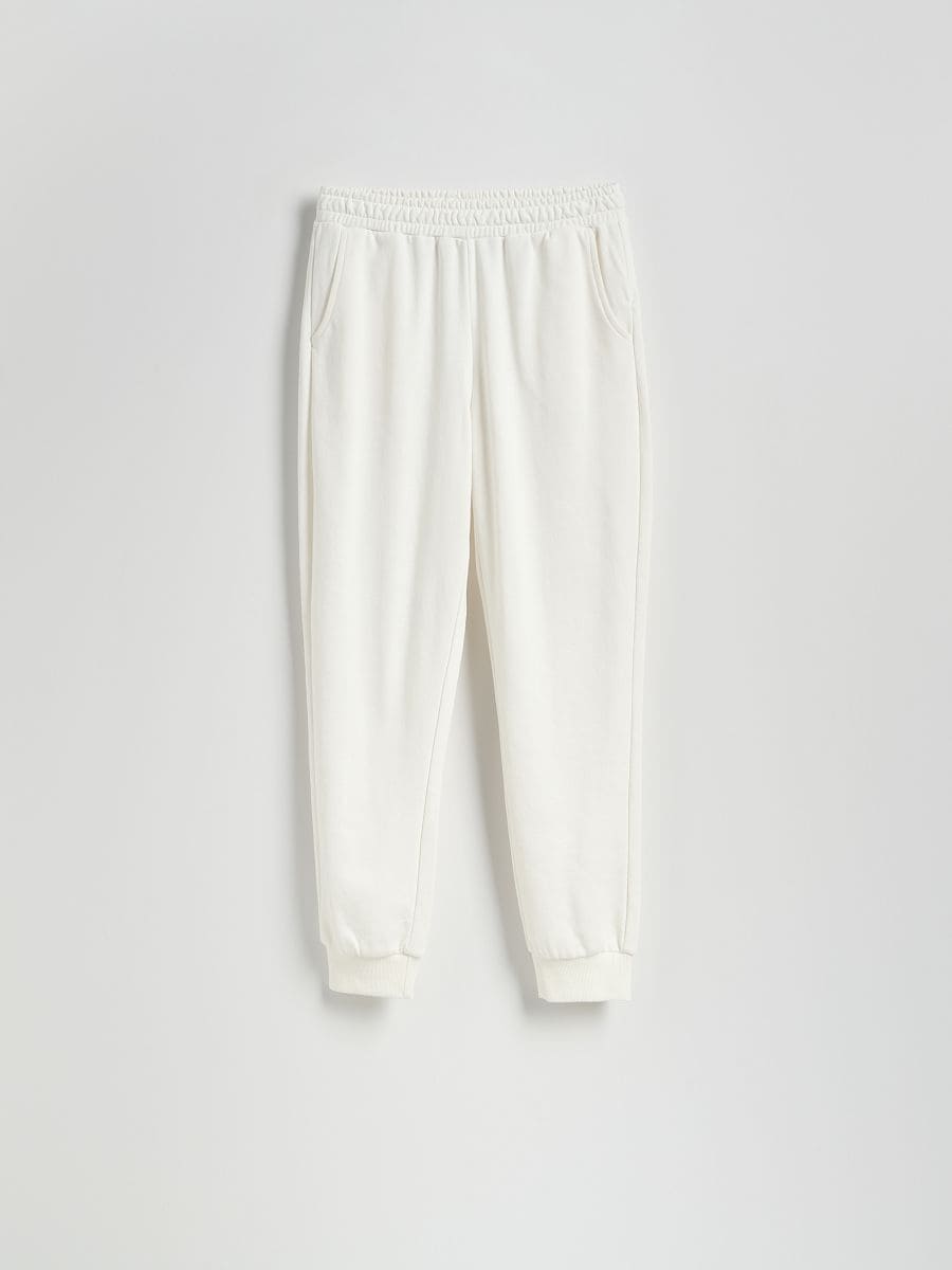 Cotton jogger sweatpants - cream - RESERVED - 6