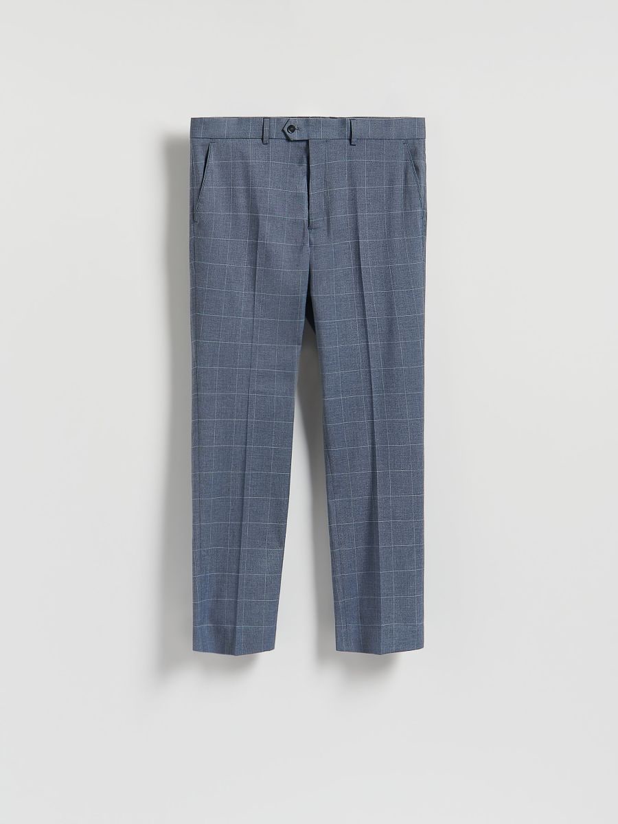 Calças de fato ricas em viscose - INDIGO - RESERVED