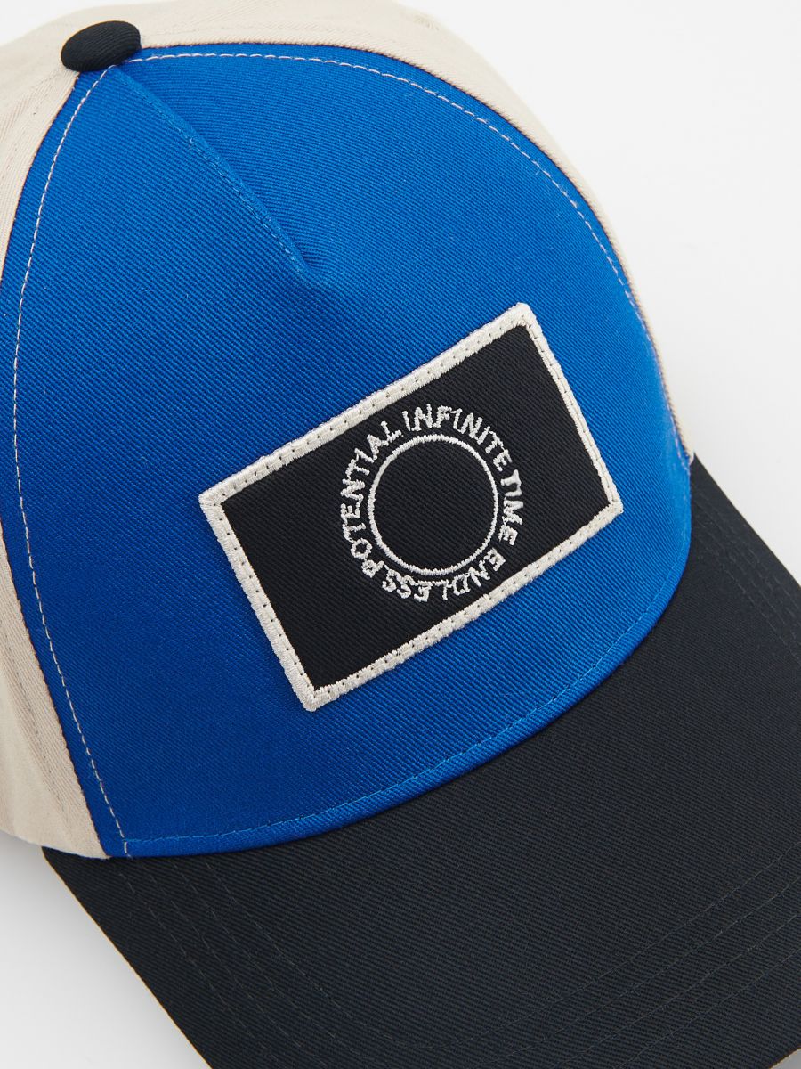 Beanie with patch - navy - RESERVED - 3