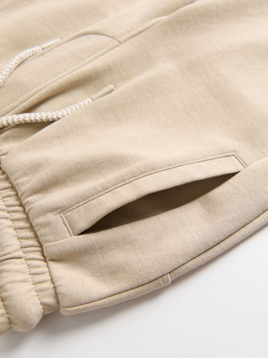 Cargo joggers with pockets - beige - RESERVED - 7