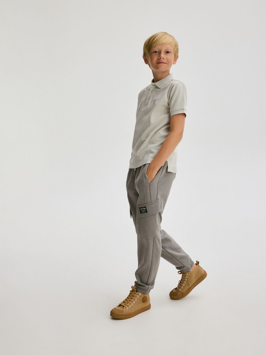 Cargo joggers with pockets - dark grey - RESERVED - 3