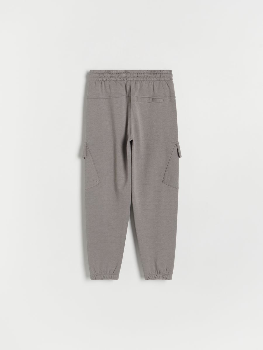 Cargo joggers with pockets - dark grey - RESERVED - 4