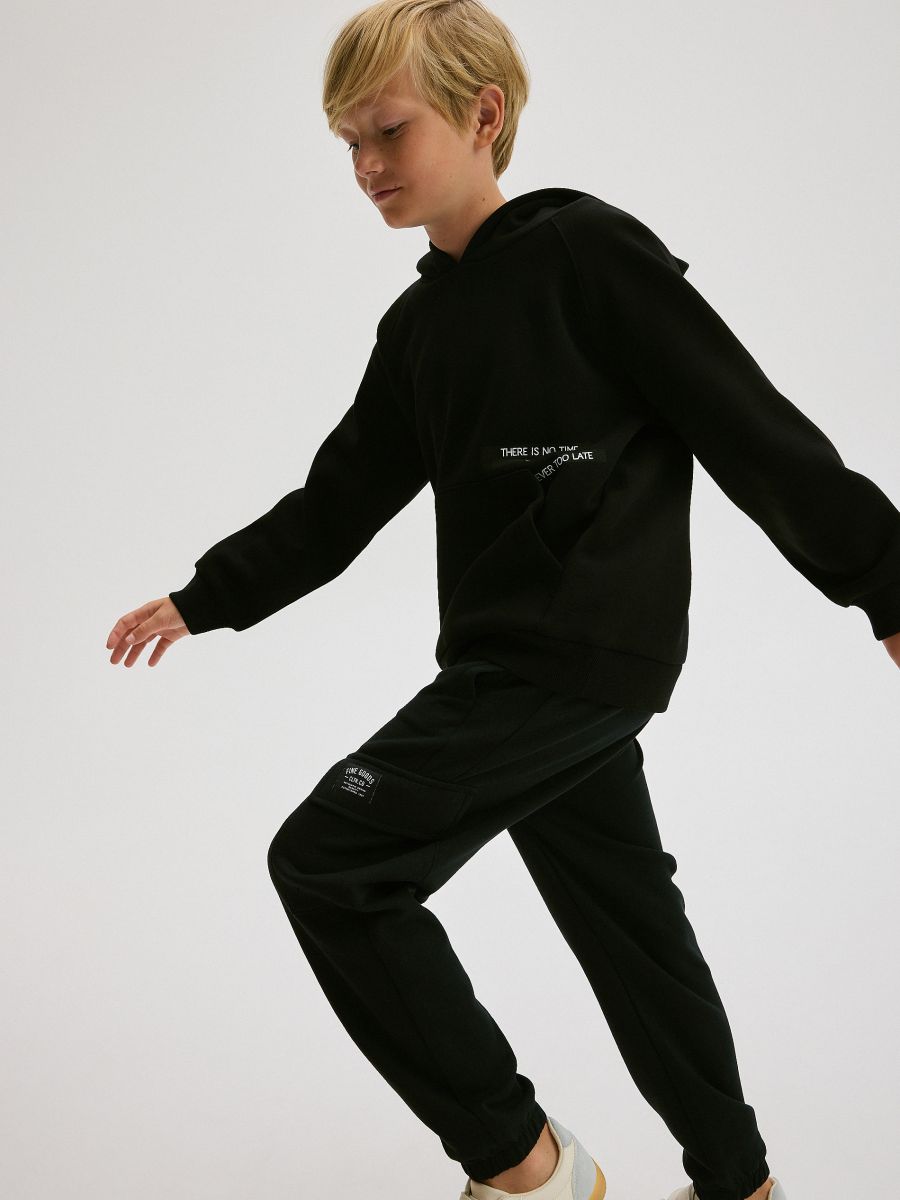 Cargo joggers with pockets - black - RESERVED - 6