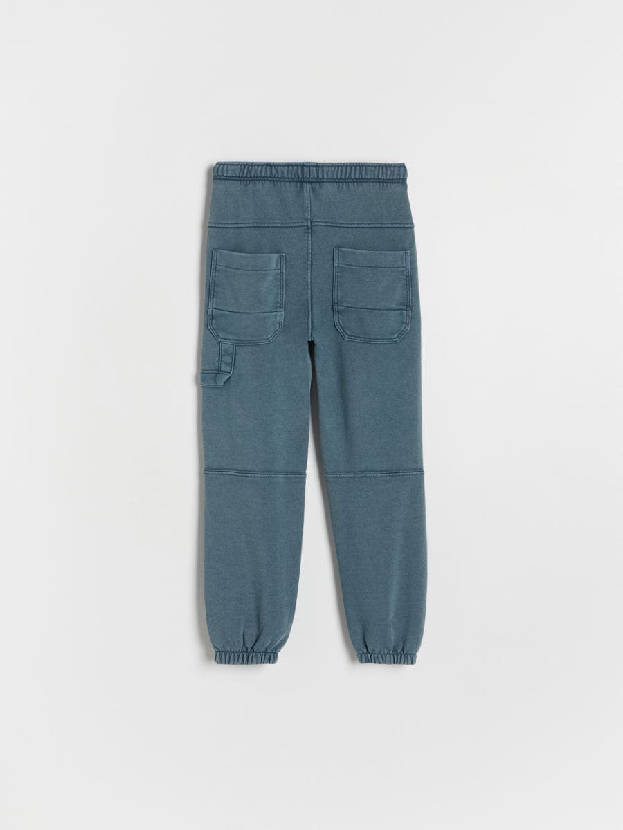 Jogger pantalone ispranog izgleda - tamno tirkizna - RESERVED - 2