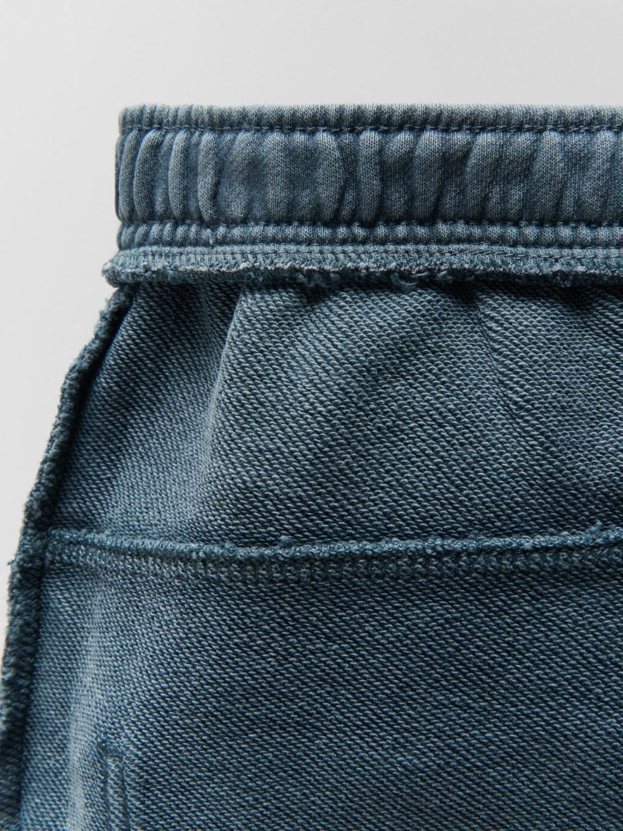 Jogger pantalone ispranog izgleda - tamno tirkizna - RESERVED - 4