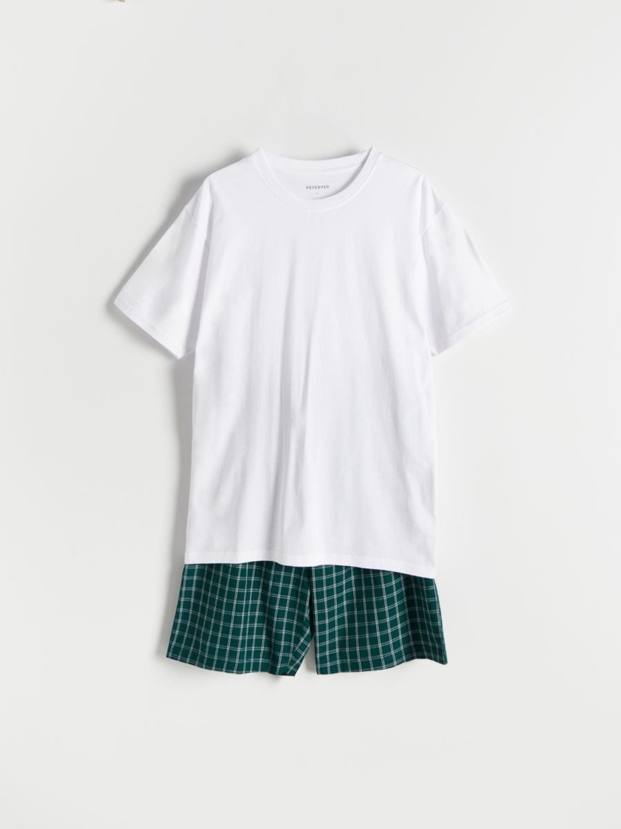 Zweiteiliges Pyjama-Set - weiß - RESERVED - 4