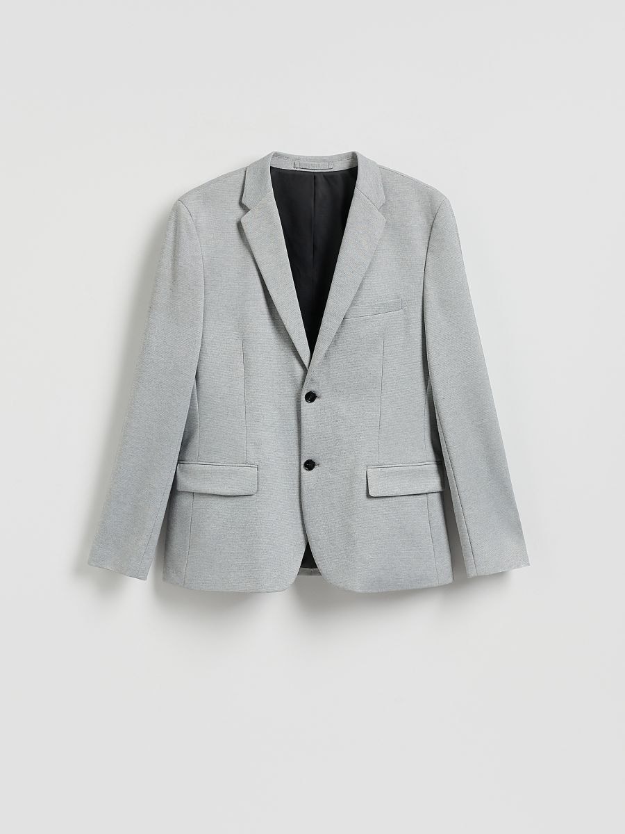 Marynarka slim fit - jasnoszary - RESERVED