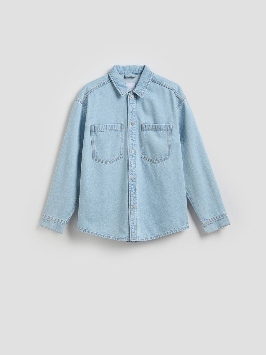 Teksasärk comfort fit - sinine - RESERVED