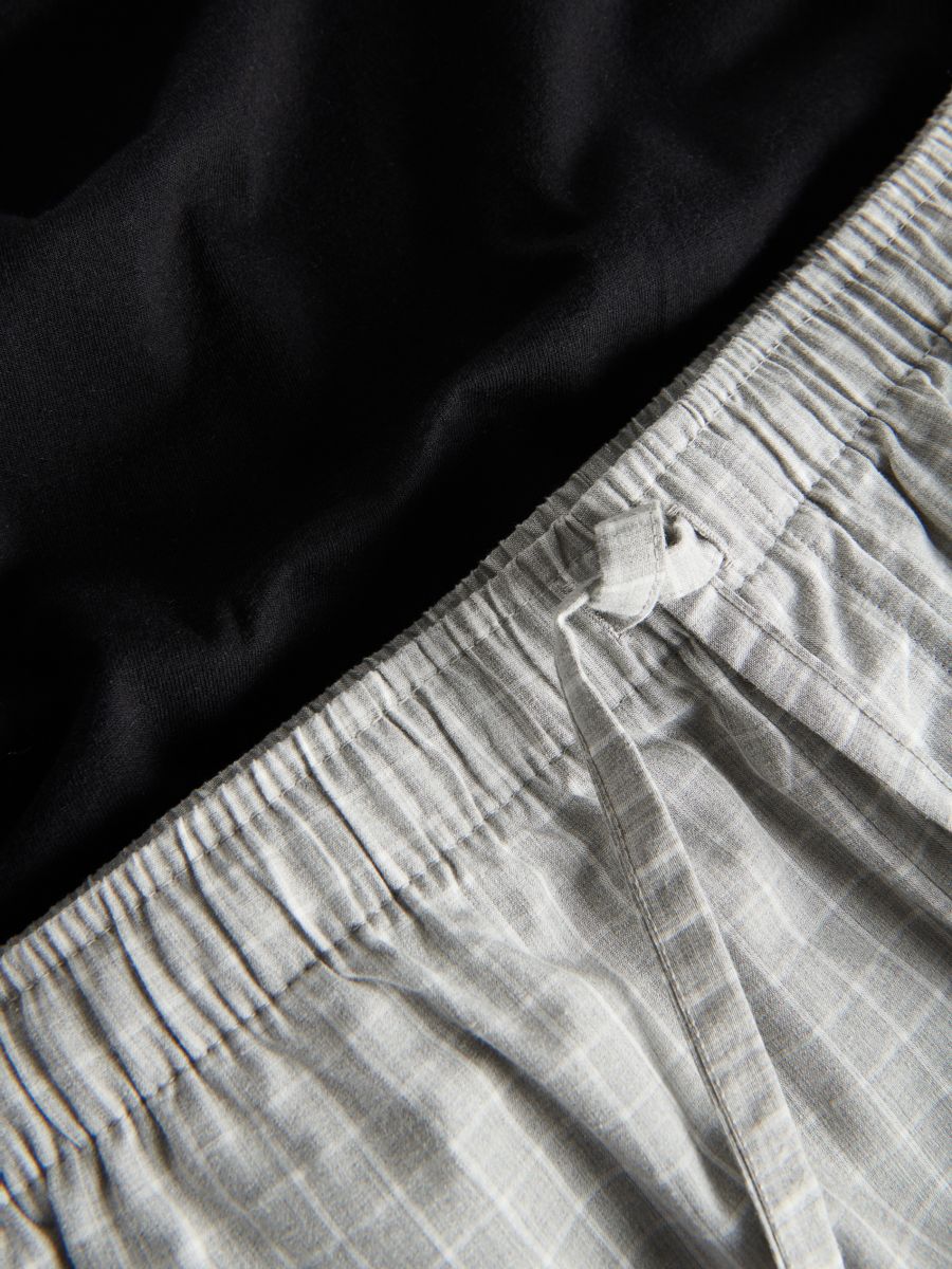 Two piece pyjama set - black - RESERVED - 6