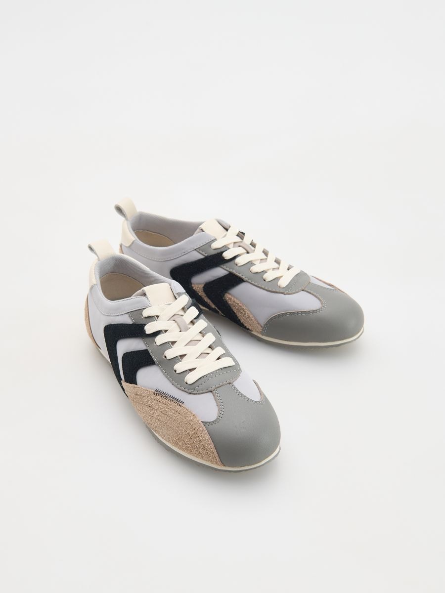 Combined materials sneakers - multicolor - RESERVED - 2