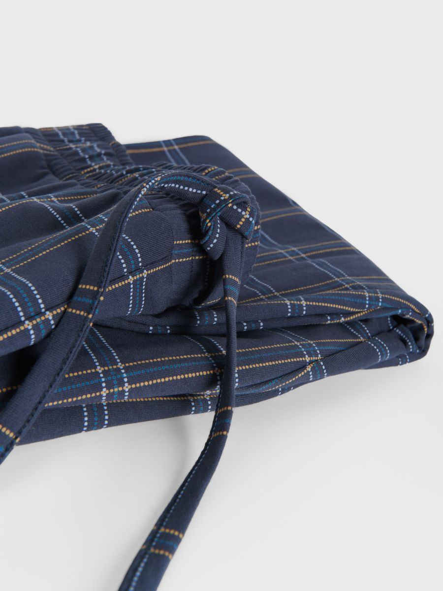 Check pyjama trousers - navy - RESERVED - 3