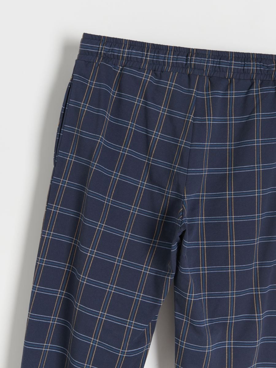 Check pyjama trousers - navy - RESERVED - 4