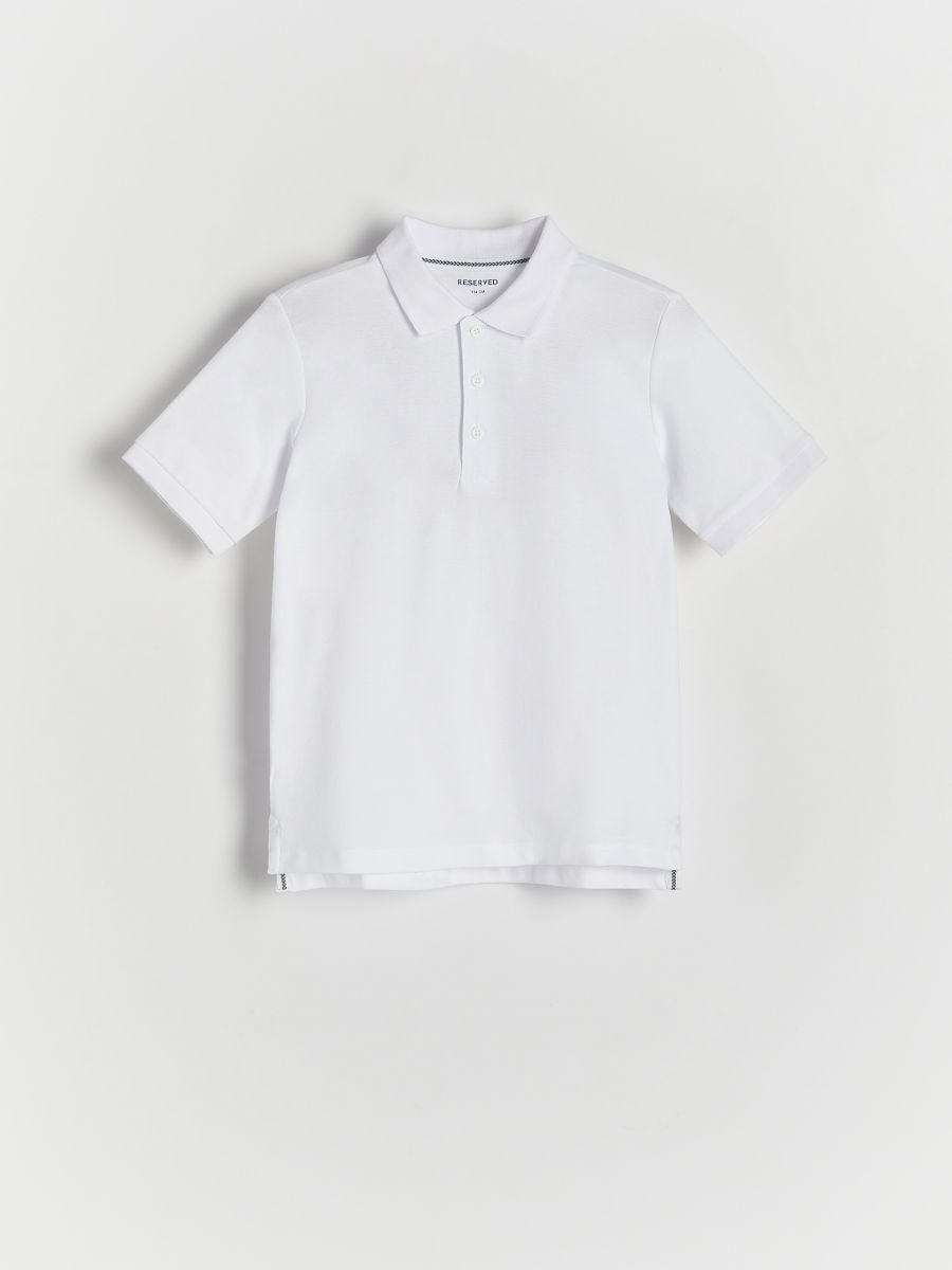 Polo shirt - white - RESERVED