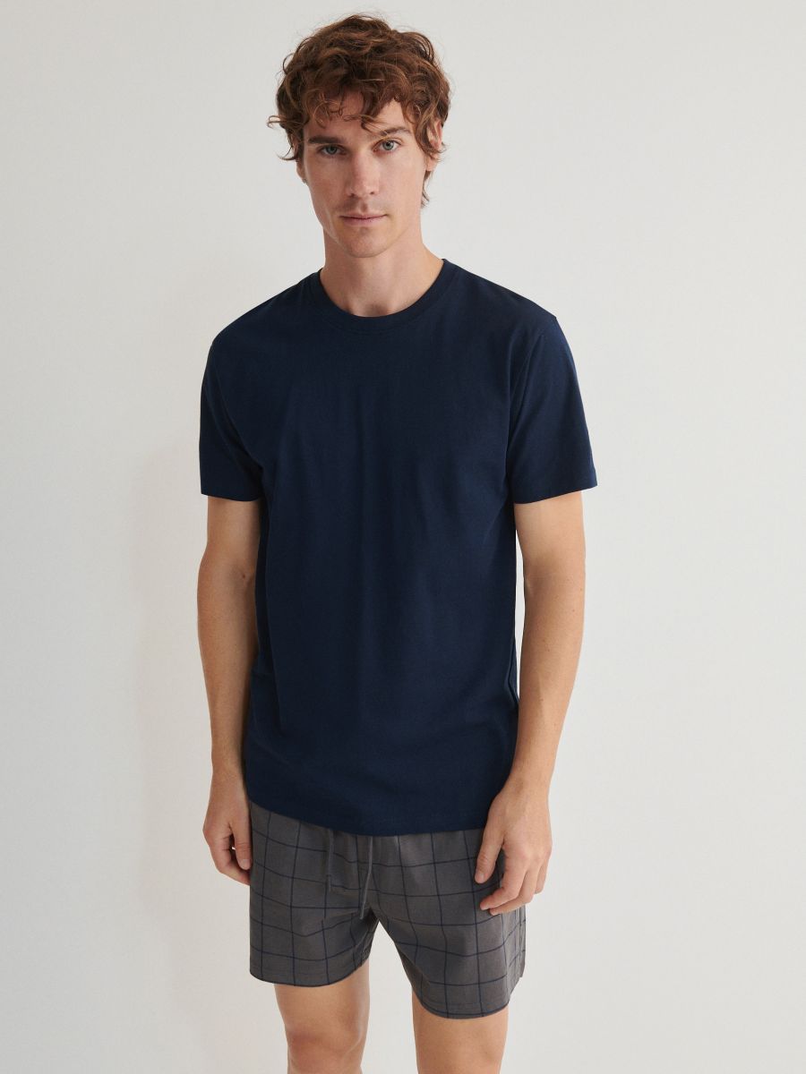 Zweiteiliges Pyjama-Set - marineblau  - RESERVED - 6