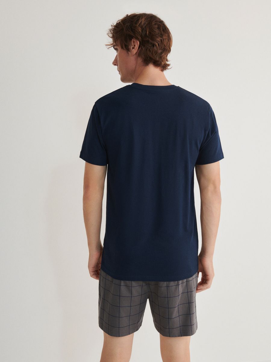 Zweiteiliges Pyjama-Set - marineblau  - RESERVED - 5