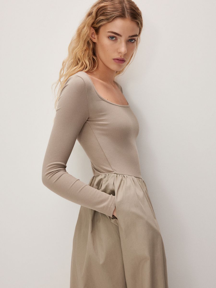 Midi haljina - nude - RESERVED - 2