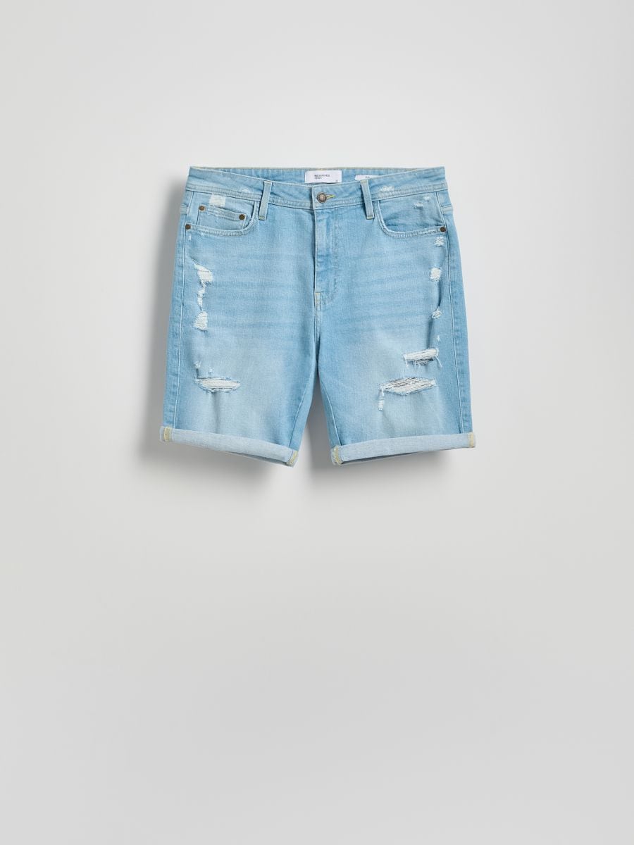 Denim-Shorts im Slim-Fit - blau - RESERVED