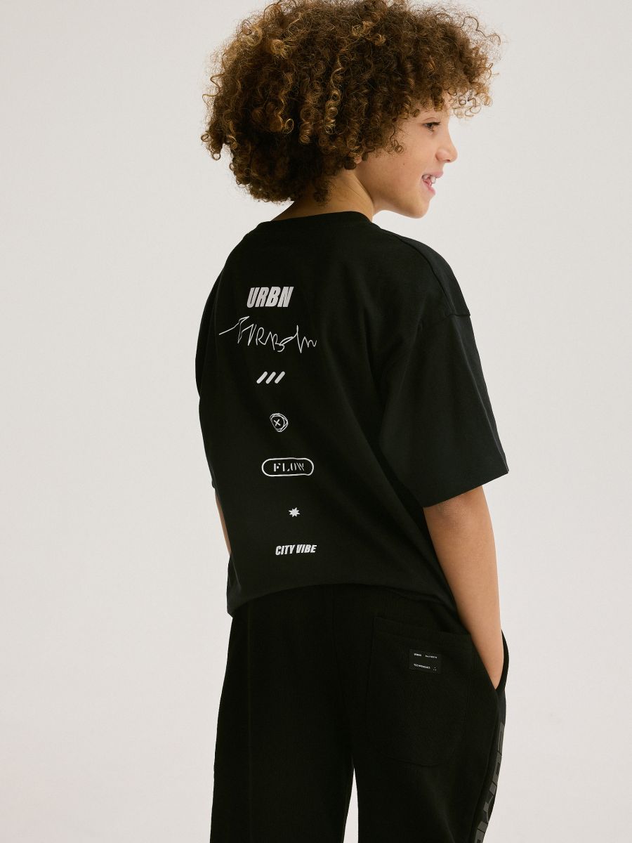 Pamučne jogger pantalone - crno - RESERVED - 6