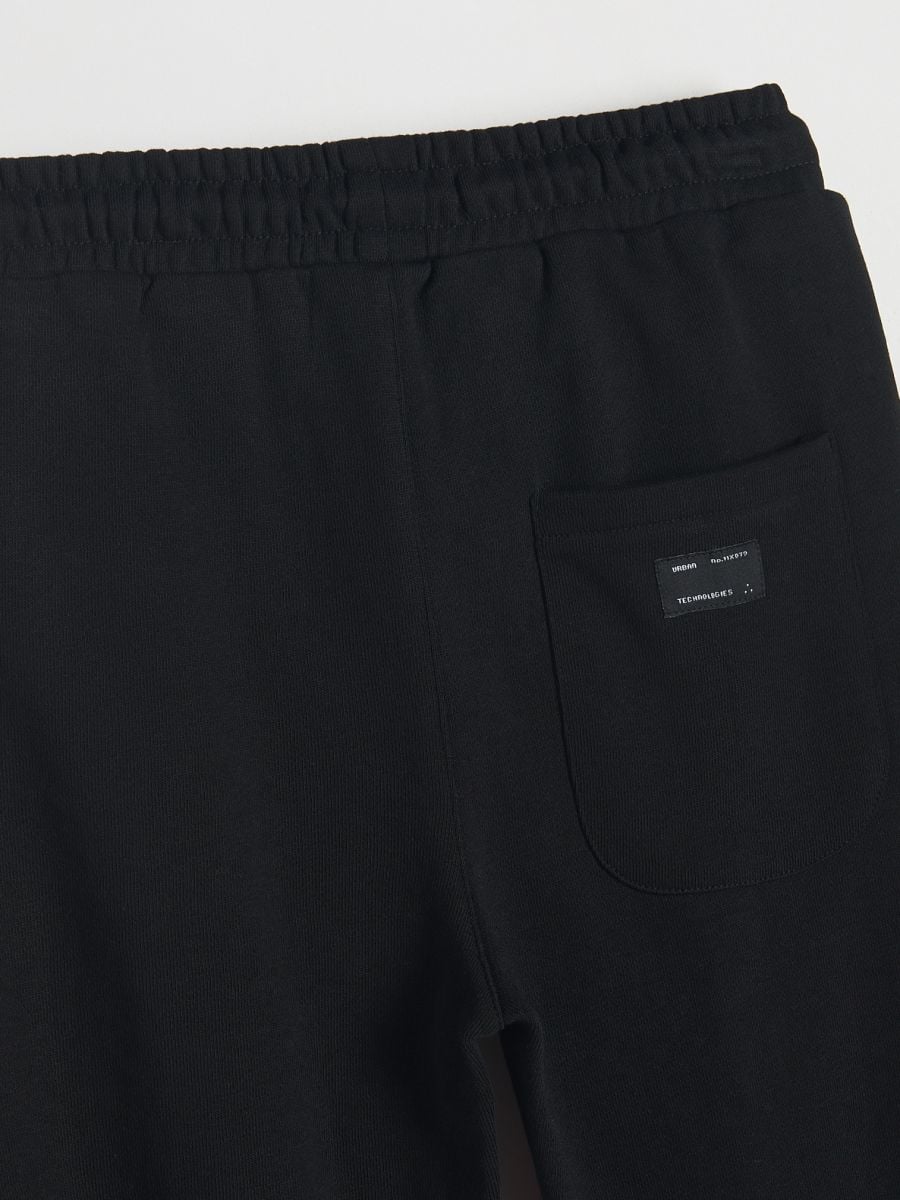 Pamučne jogger pantalone - crno - RESERVED - 3