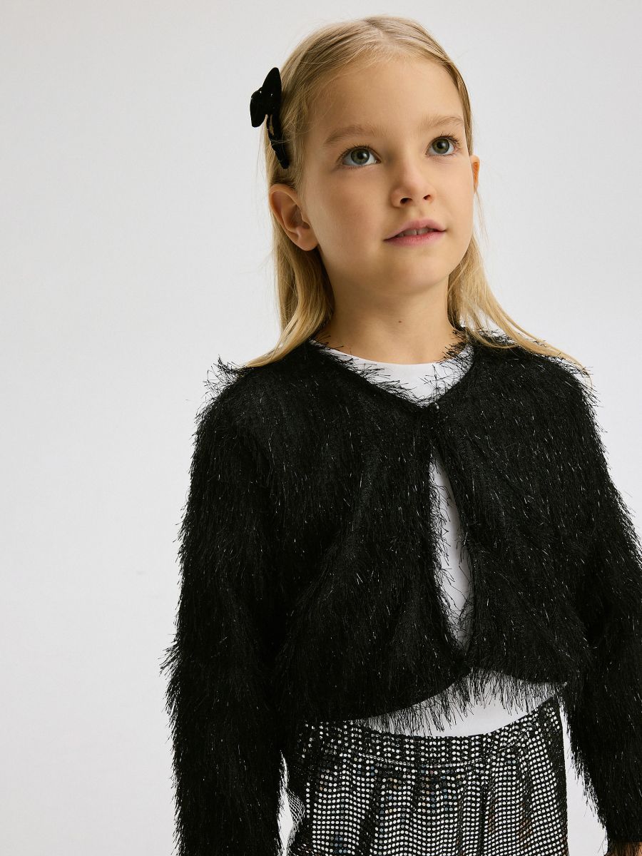 Elegant feathery blouse - multicolor - RESERVED - 5
