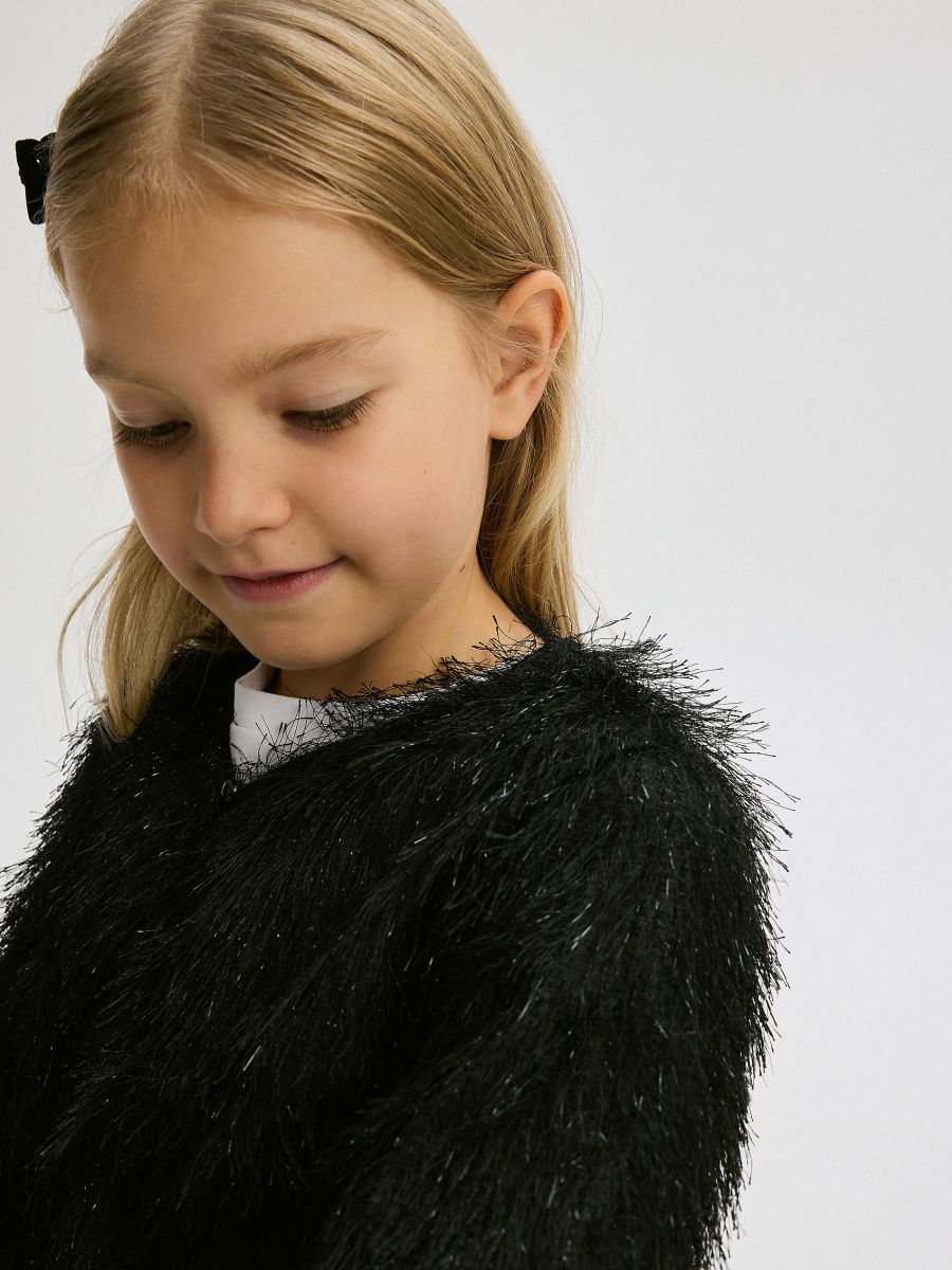 Elegant feathery blouse - multicolor - RESERVED - 4