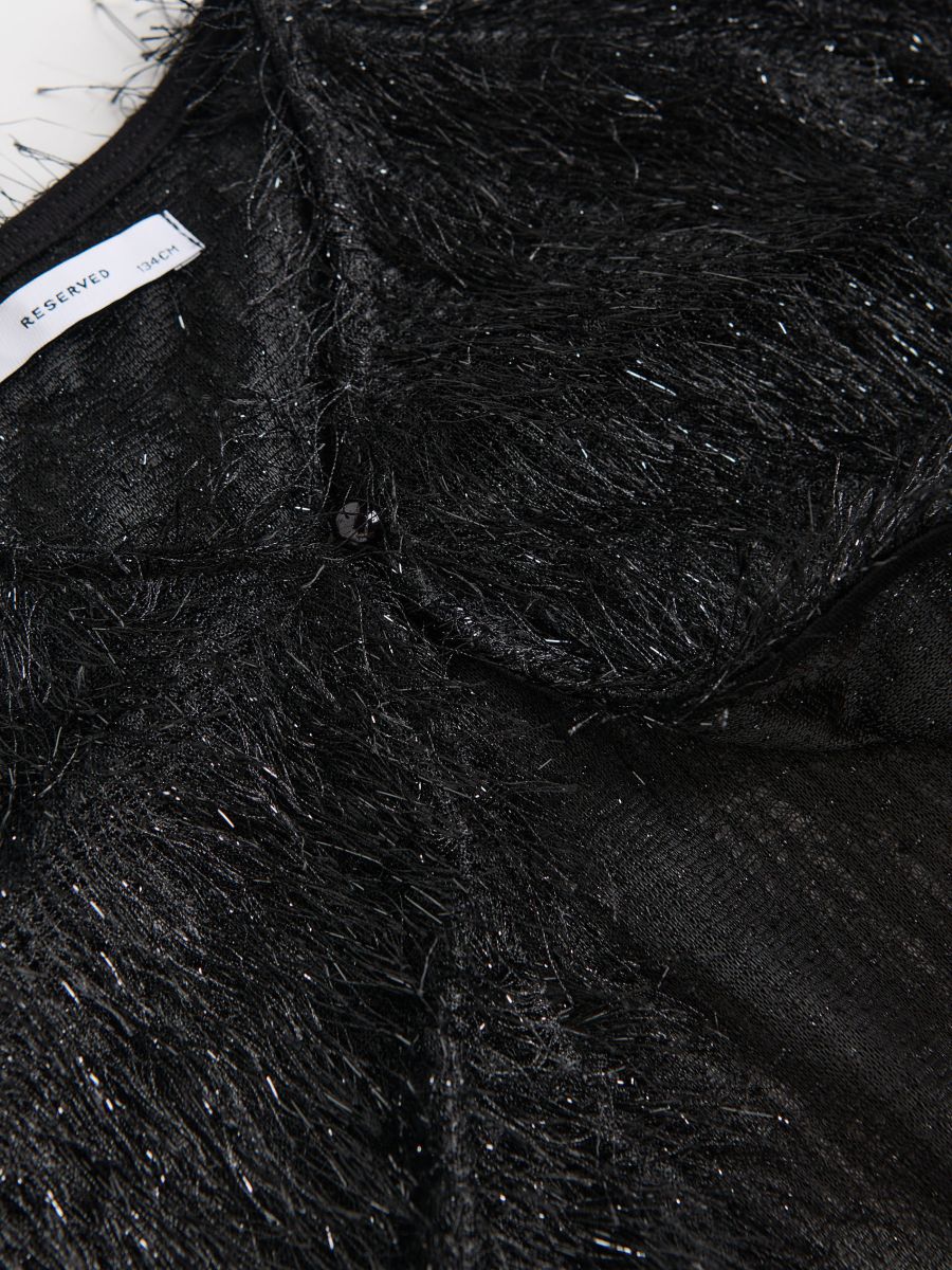 Elegant feathery blouse - multicolor - RESERVED - 7