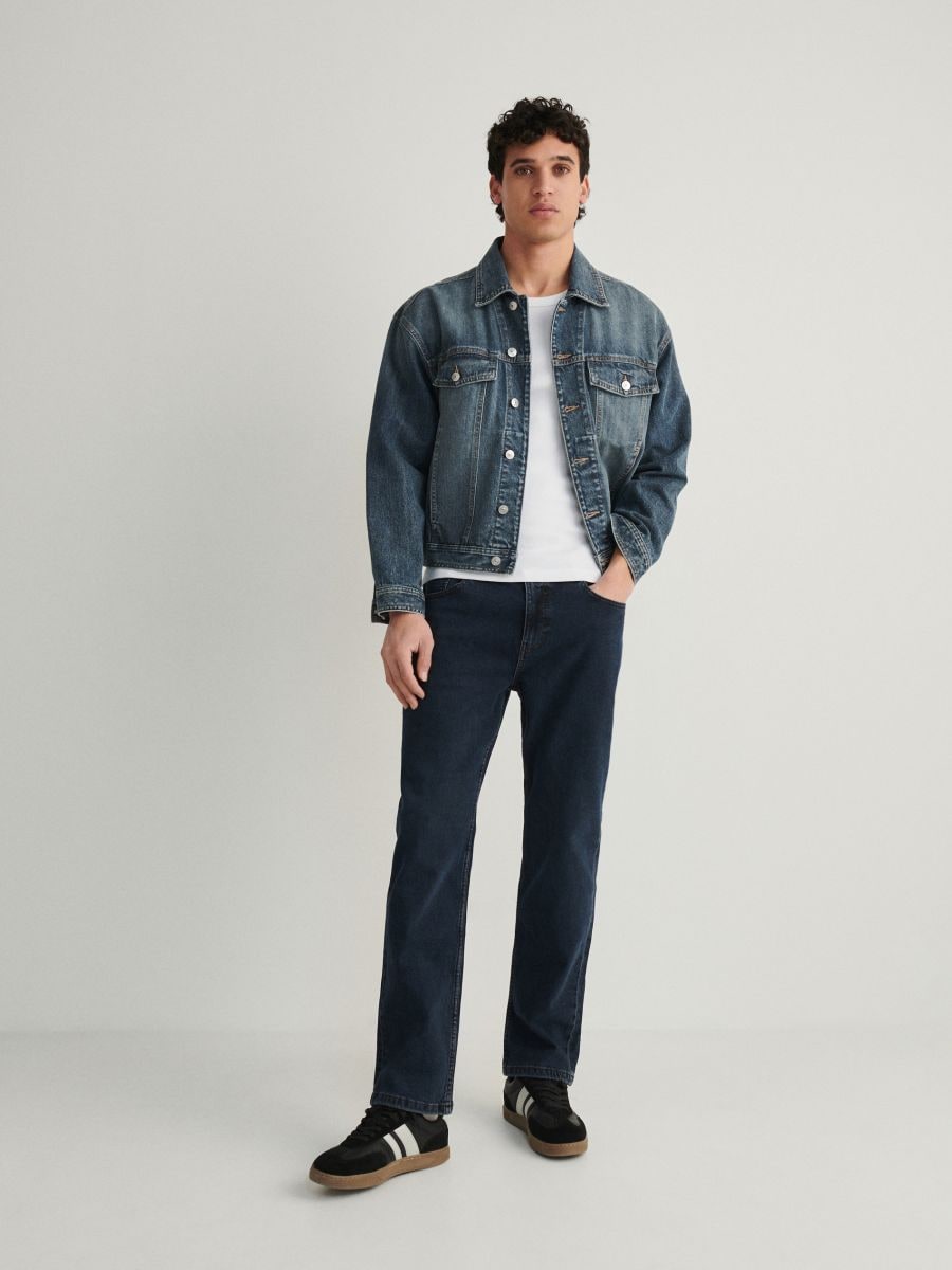 Reserved denim fashion jeans