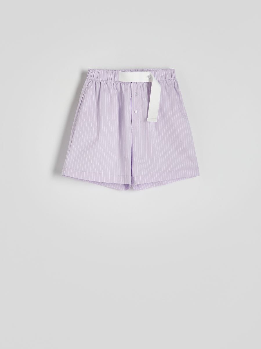 Stripe shorts - lavender - RESERVED - 3