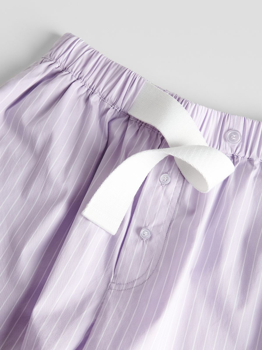 Stripe shorts - lavender - RESERVED - 4