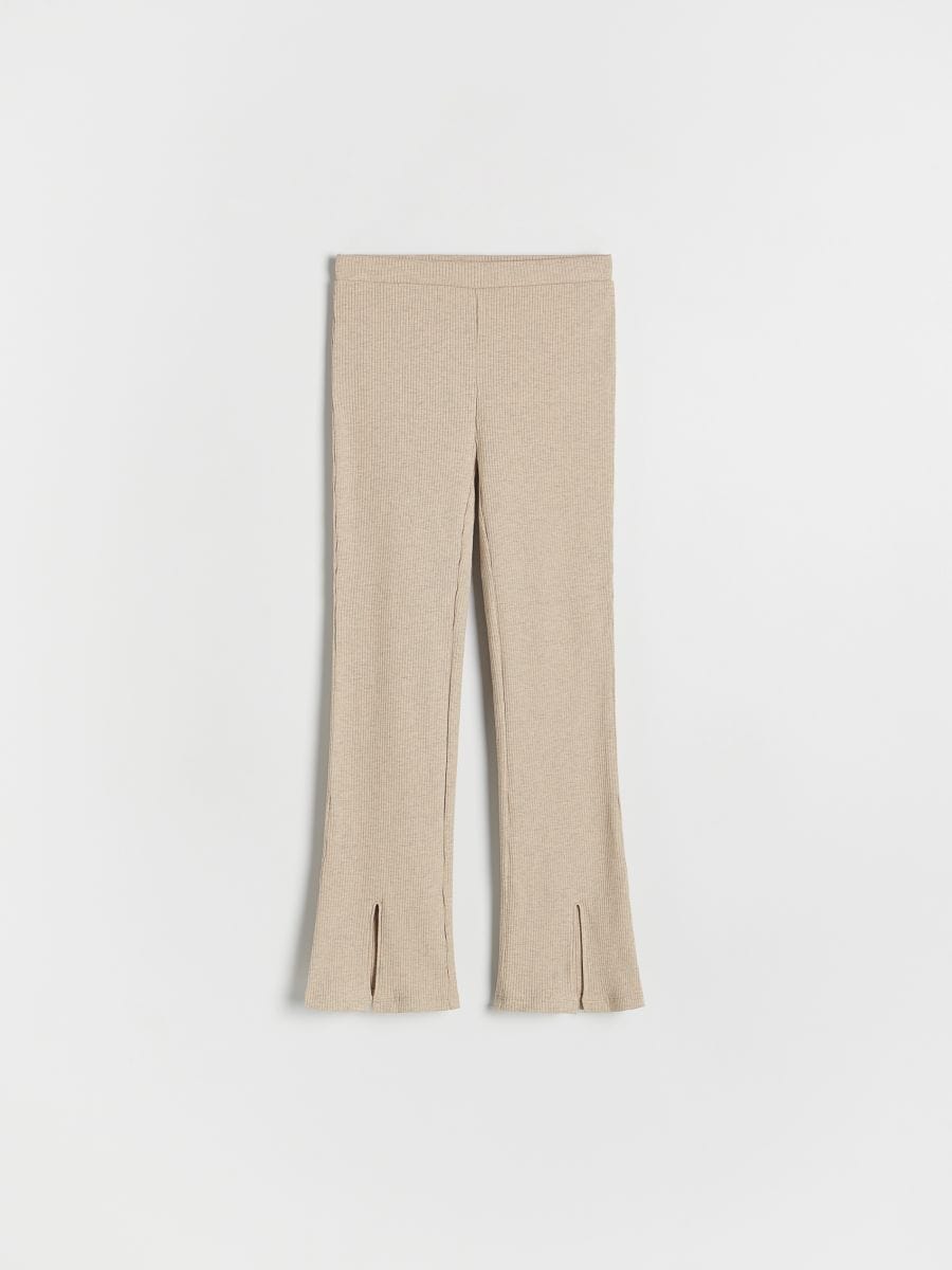 GIRLS` TROUSERS - beige - RESERVED