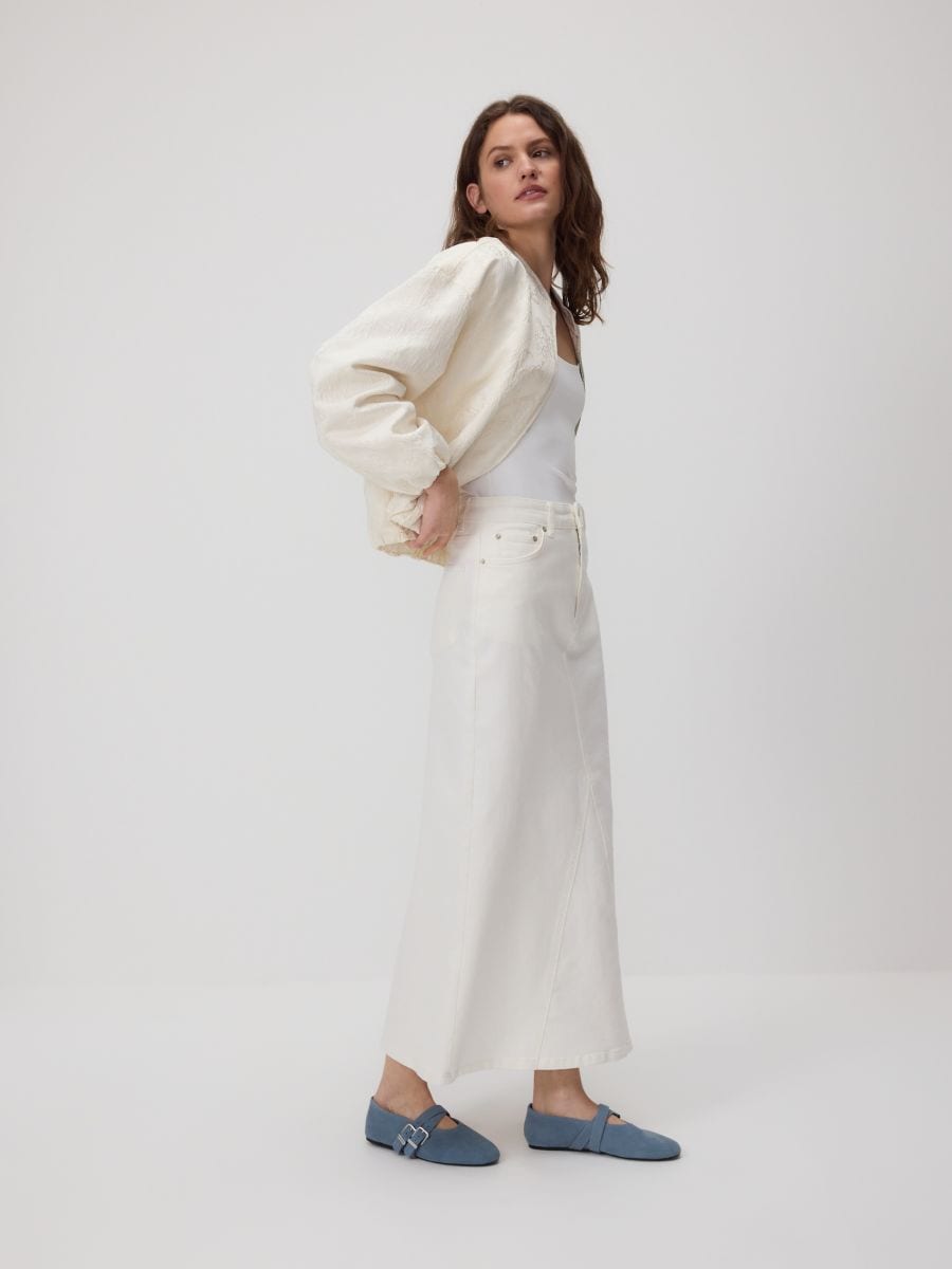 Jacquard bomber jacket - cream - RESERVED - 2