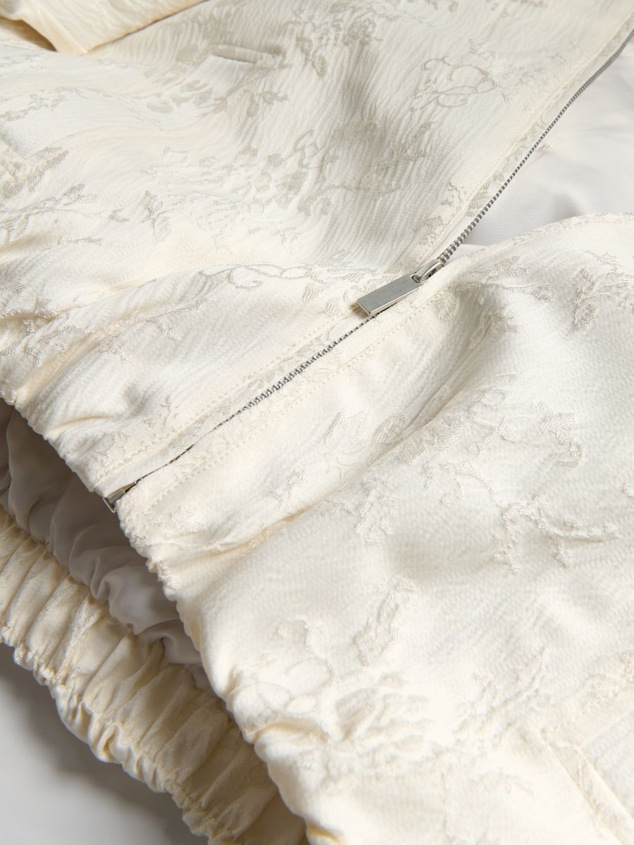Jacquard bomber jacket - cream - RESERVED - 7