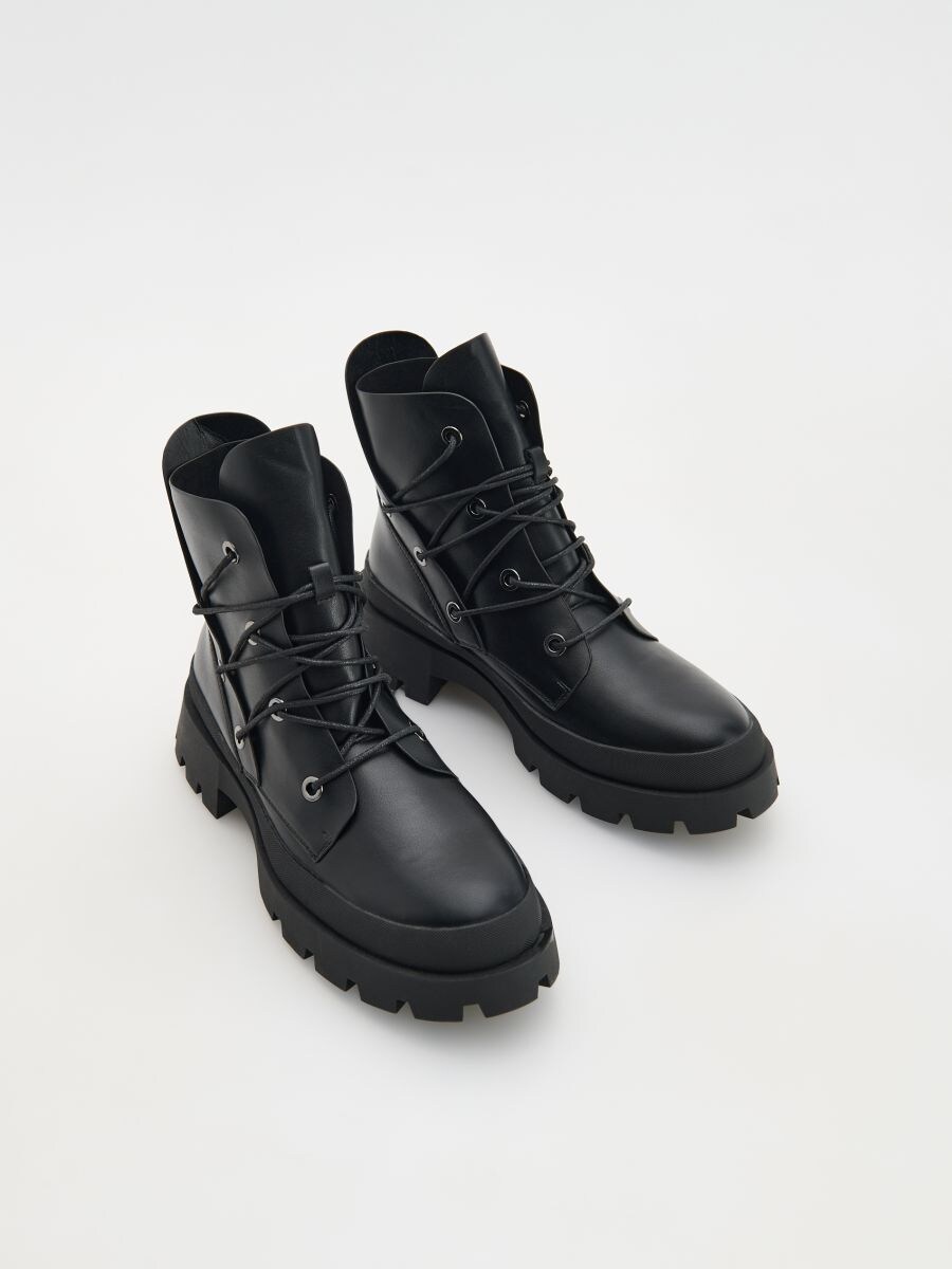 Lace up ankle boots - black - RESERVED - 2