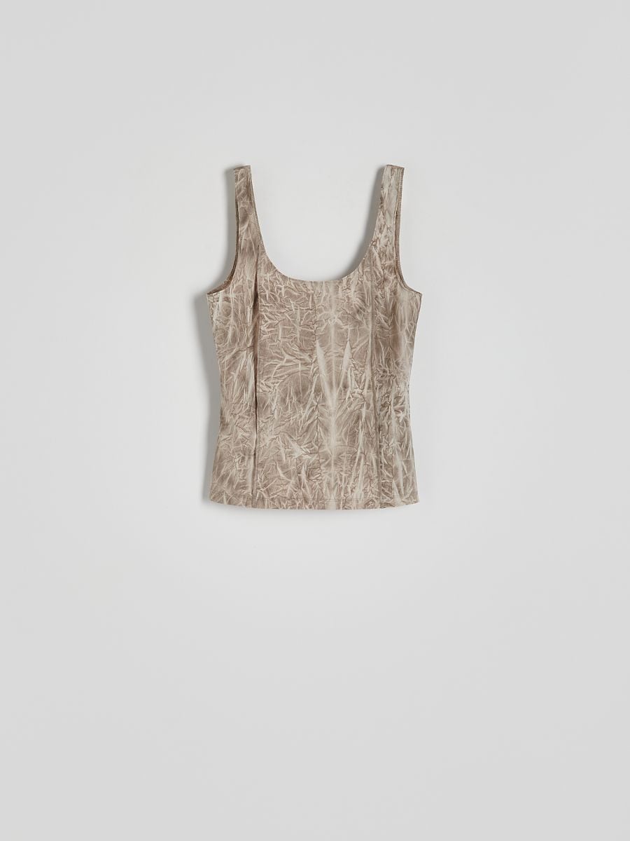 LADIES` TOP - béžová - RESERVED - 3