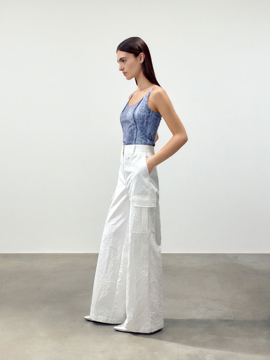 LADIES` TOP - indigová - RESERVED - 2