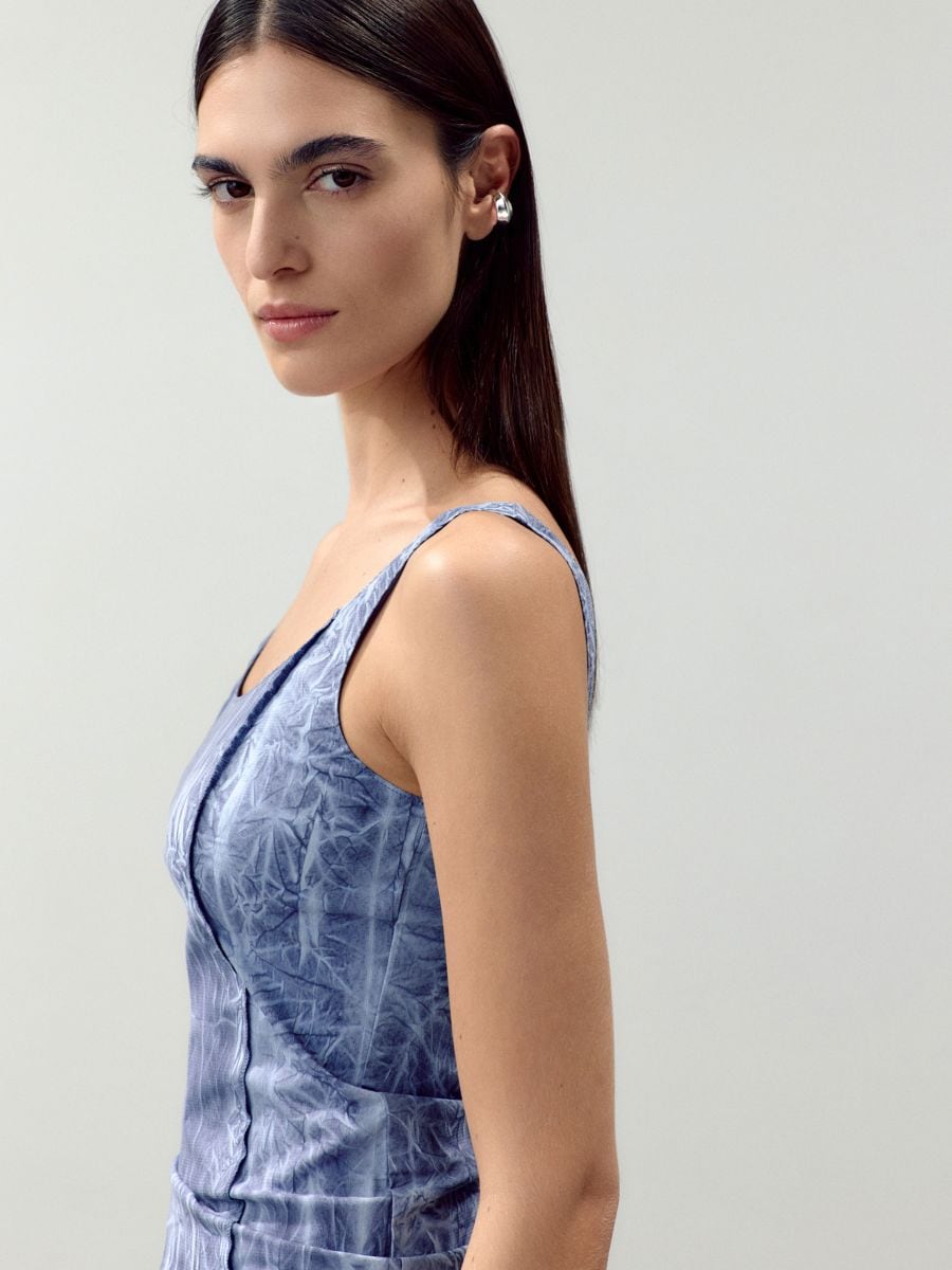 LADIES` TOP - indigová - RESERVED - 3