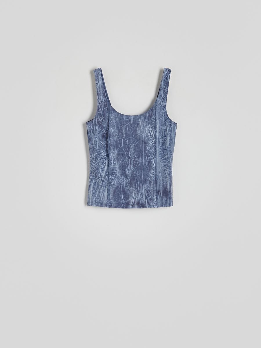 LADIES` TOP - indigová - RESERVED - 4