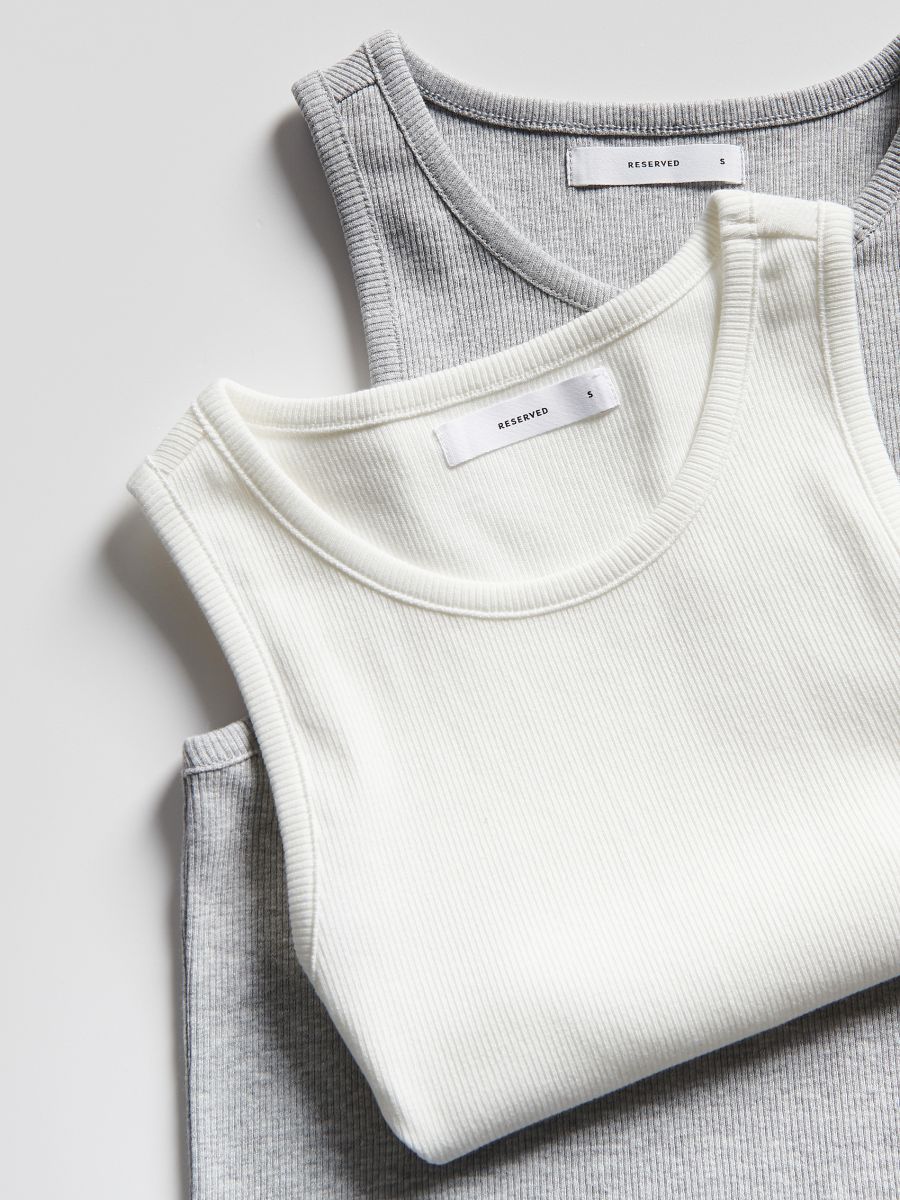LADIES` TOP - light grey - RESERVED - 3