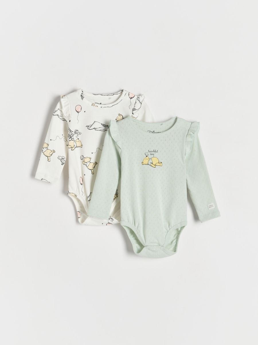 BABIES` BODY SUIT - VERDE CLARO - RESERVED