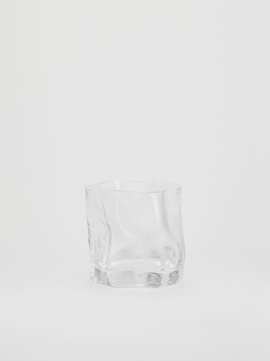 schors Beeldhouwwerk bad Glas met reliëf, RESERVED, 8666T-00X